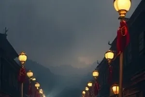 《萤火车站》夜间小站台灯场景封面